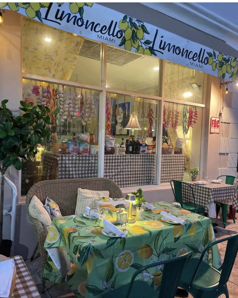 Limoncello Miami Beach - Best Italian restaurant Miami Beach